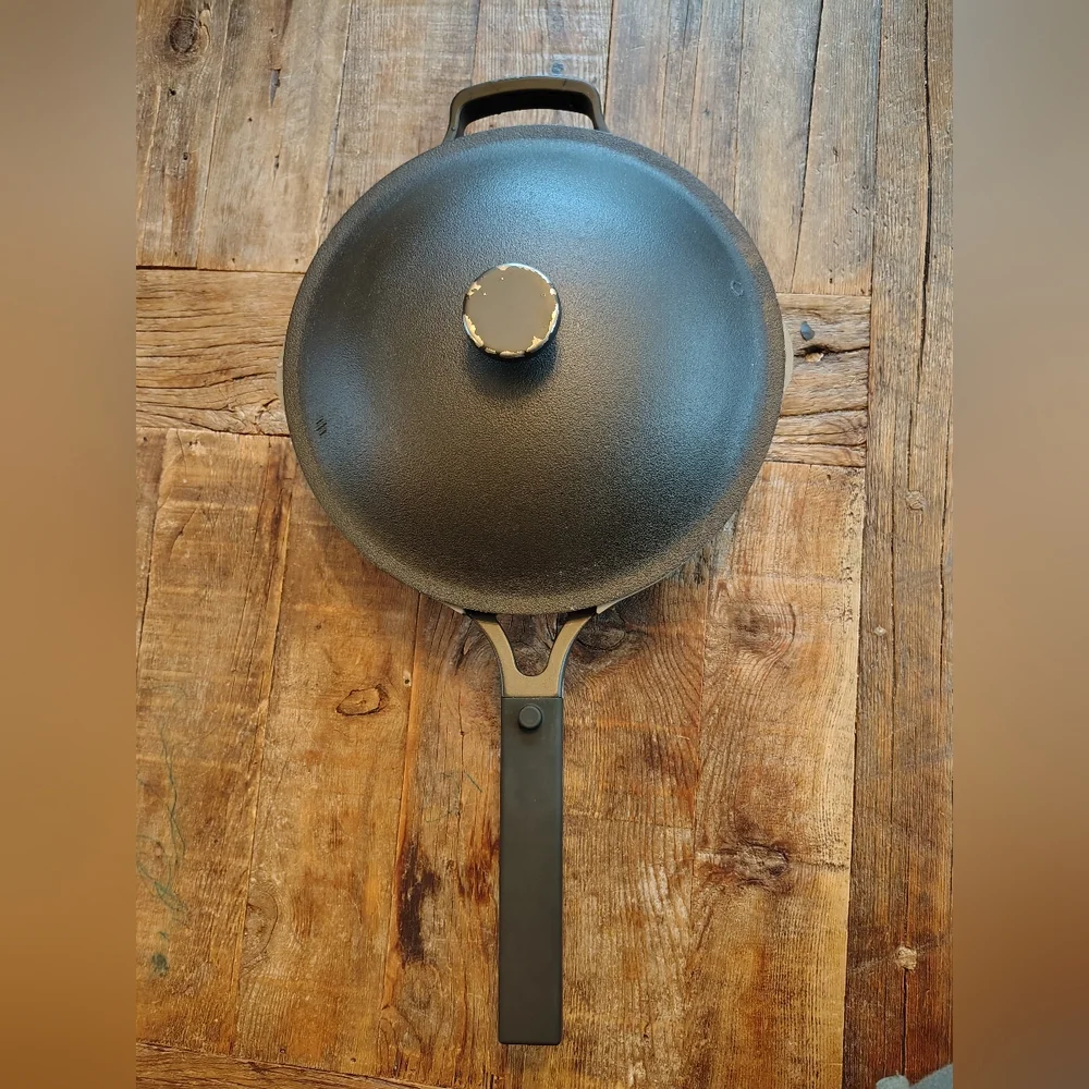 Our Place‎ Always Pan 10.5” w/ Lid Spoon Rest & Pour Spouts Charcoal Gray